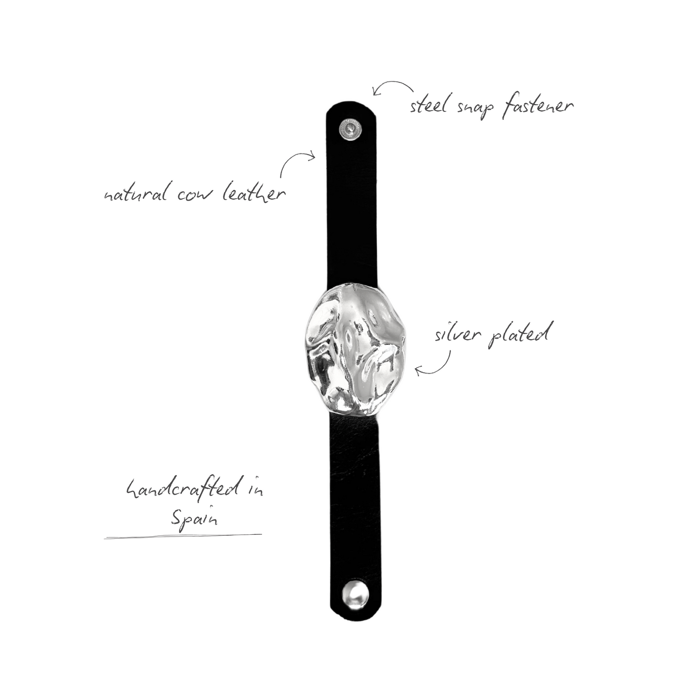 Brazalete Silver Noir
