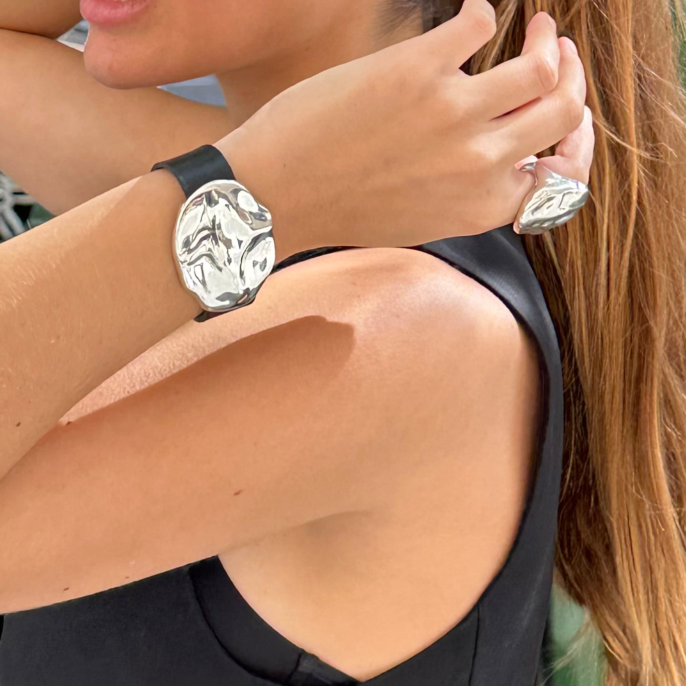 Brazalete Silver Noir